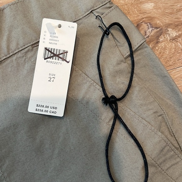 AGOLDE Daria High Waist Crop Wide Leg Twill Utility Pants NWT Size - 27 - Picture 7 of 10